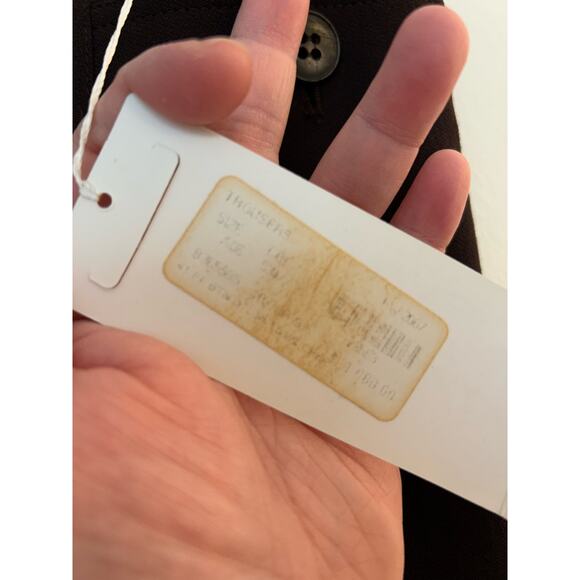 VALENTINO Virgin Wool Unhemmed Trousers NWT Size 6 Made in Italy - Picture 7 of 14